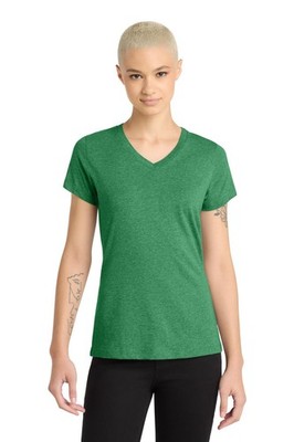District Womens Short Sleeve Perfect Blend V Neck Stylish T-Shirt DM1190L