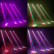 SHEHDS Mini LED Moving Head Stage Light RGBW 4in1 DJ Light