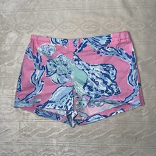 Lilly Pulitzer Girls Size 14 Shorts, Adjustable Waist