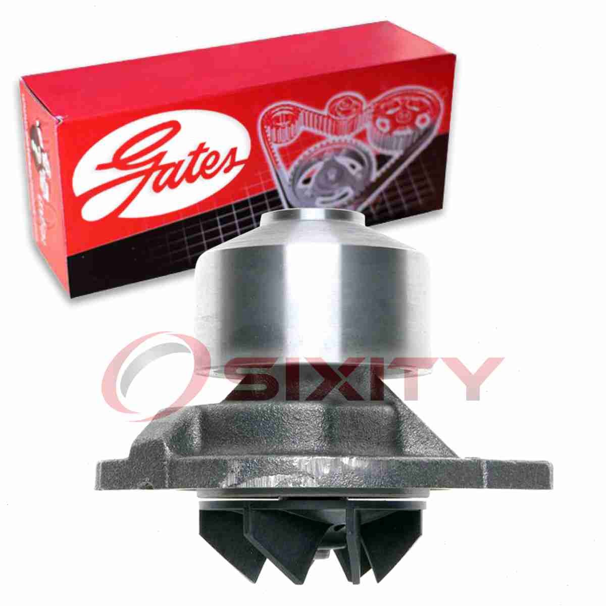Gates Engine Water Pump for 2010-2012 Ram 2500 6.7L L6 Coolant Antifreeze ju