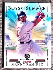 2025 Panini Boys Of Summer Manny Ramirez Base 185/249 Boston Red Sox