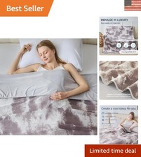 Soft Touch Cooling Blanket for Adults 50x70 - Machine Washable  Practical