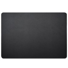 Leather Desk Blotter Pad 17x12 Inch Black Non Slip Waterproof Mouse Mat Pad