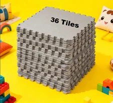 iPower 36PC Interlocking EVA Foam Puzzle Mat –Gym & Home Exercise Flooring Tiles