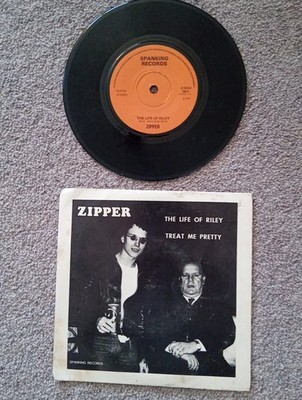 Zipper   The Life Of Riley  7'' Vinyl  Single  Original 1979 Spanking Records  