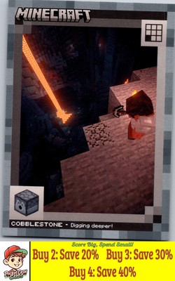 Minecraft #142 Cobblestone Stone 007397