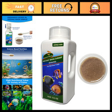 High Protein Brine Shrimp Fish Food for Bettas, Goldfish Cichlids - Color Enha