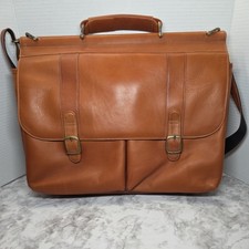 Colombian Laptop Business Brown Leather Briefcase Shoulder Bag Satchel Work Bag