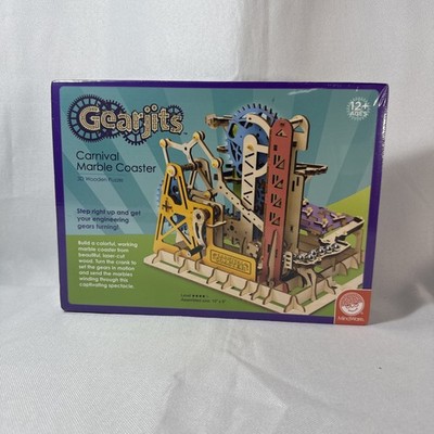 Gearjits Carnival Marble Coaster 3D DIY Wooden Puzzle  BRAND NEW Factory Sealed