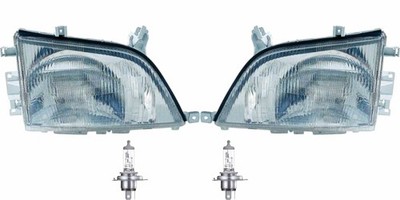 Scheinwerfer links rechts inkl. Lampen H4 für Toyota Dyna