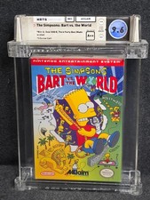 NES Nintendo BART VS. THE WORLD New WATA 9.6 A++ Sealed VGA PSA CGC The Simpsons
