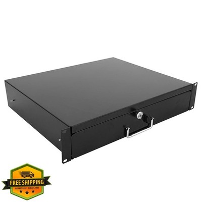 RAISING ELECTRONICS 2U Rack Drawer Black