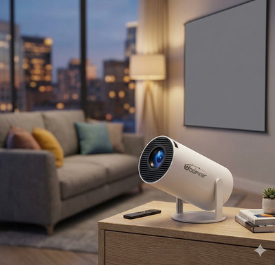 Smart Beamer 4K Support   Android 11, WiFi 6, Bluetooth   NEU & Blitzversand