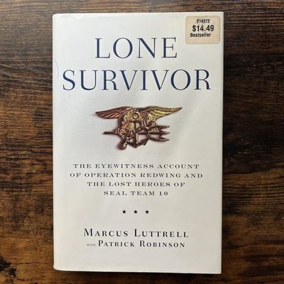 Lone Survivor by Marcus Luttrell TRUE First Edition, 1st Printing, Hardcover
