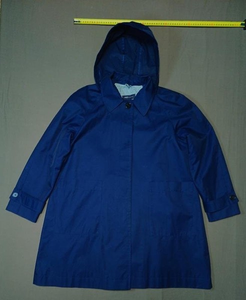 Women M&S Trench Coat Black Cotton XXXL