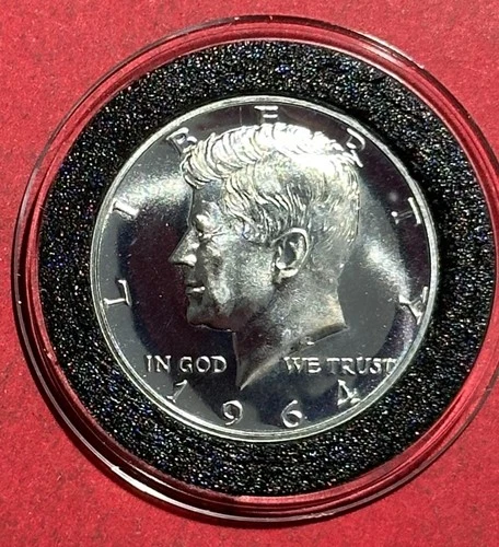 1964 US Kennedy SILVER PROOF Half Dollar! GEM Beauty!