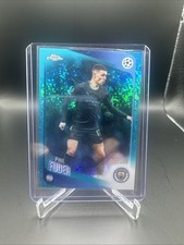 2025-26 Topps Chrome UCC Phil Foden Teal Mini Diamonds Refractor /299 #103