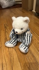 2008 Ty New York Yankees 1923-2008 Yankee Stadium NYC Bear Beanie Buddies Plush