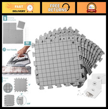 Knitting  Crochet Blocking Mats 12"x12" - 9 Pack with 150 T-Pins, Heat  Water