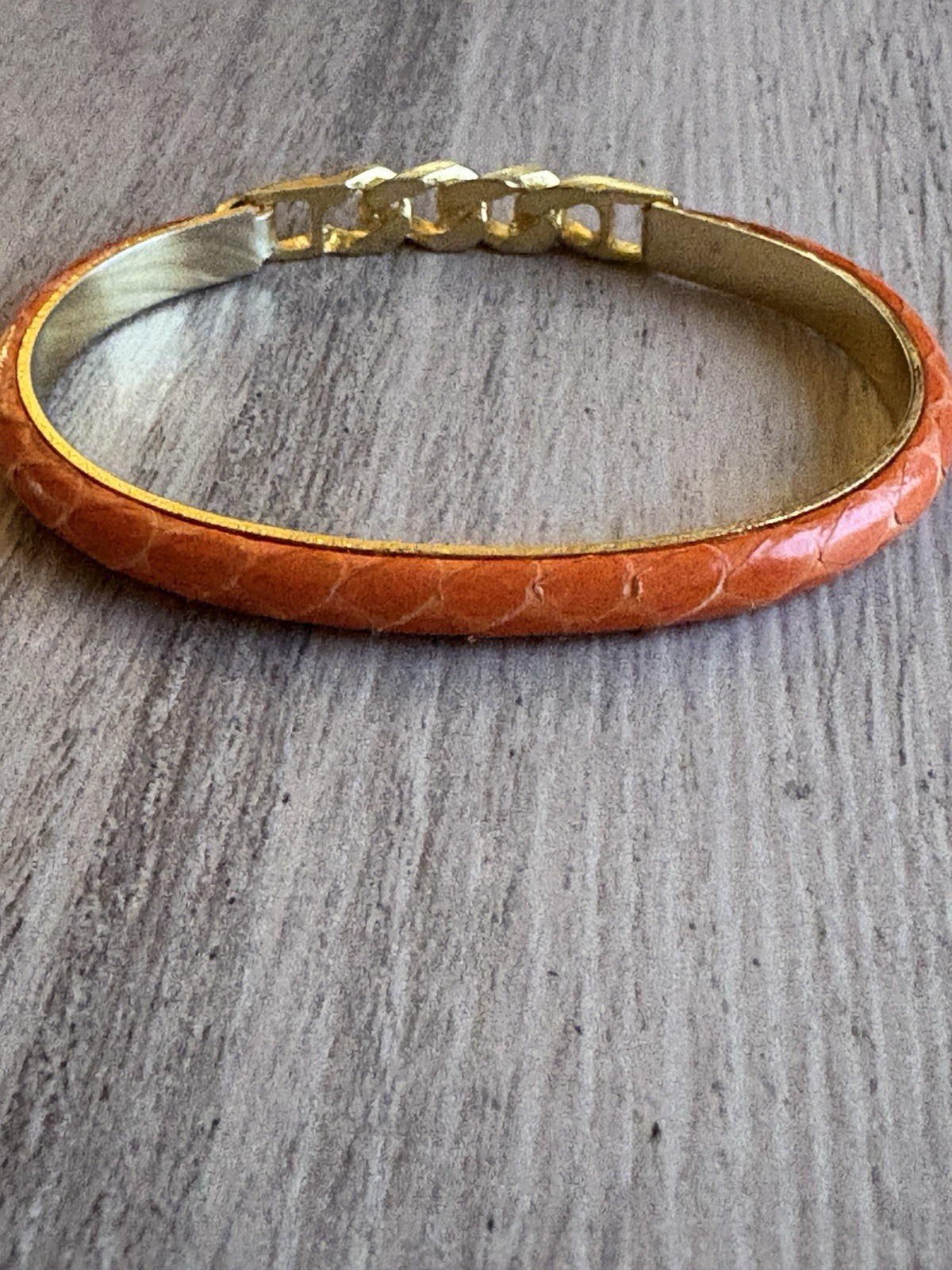 Vintage SIGNED, FLORENCE ITALY 24KT PLATED BRACELET. - Gem