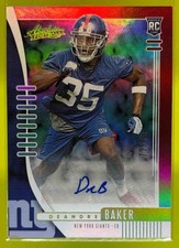 2019 Absolute Deandre Baker Signature Spectrum Red /75 #175 RC Auto Giants