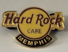 MEMPHIS Hard Rock Cafe 1.5” Wide Classic Logo Lapel Tack Pin