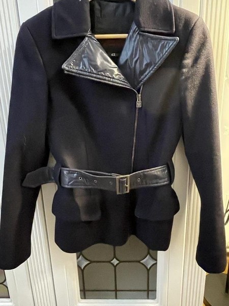 Women Belstaff Jacket Navy Wool 36 / S / 44