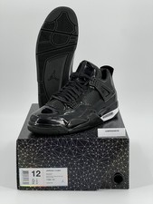 Nike Air Jordan 4 Retro 11LAB4 Black Patent U...