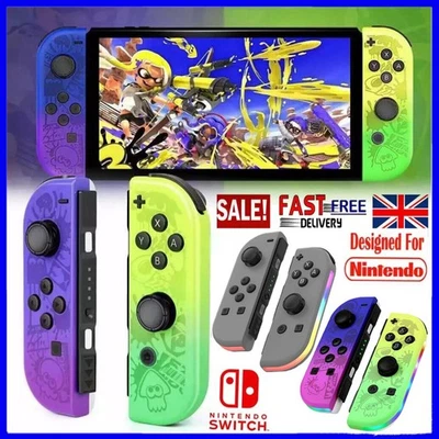 For Nintendo Switch Joy Con Controller Left & Right Wireless Pair Gamepad Joypad