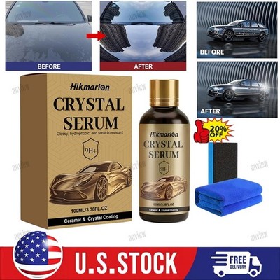 Crystal Serum   Advanced Graphene Ceramic Coating For Cars,9H Graphene 100ML 