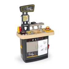 Smoby - Food Corner Restaurant - Cuisine Resto avec Lecteur CB - 29 Accessoires 
