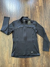 GK ELITE FITTED WARM UP JACKET ADULT MEDIUM ZIP FRONT GYMNASTICS DANCE CHEER