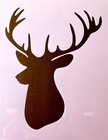 Large 10.5"x8.25" Deer Stencil, Reusable Flexible Sheet Decorative Reindeer Stag