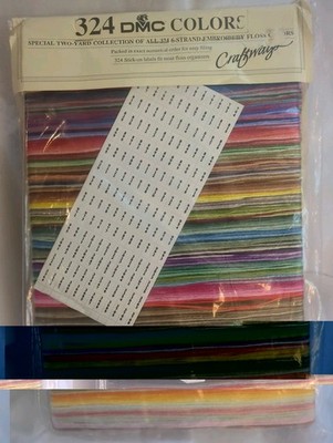 DMC Craftways  324 Multicolor 2-yd 6 Strands Collection Embroidery Floss Thread
