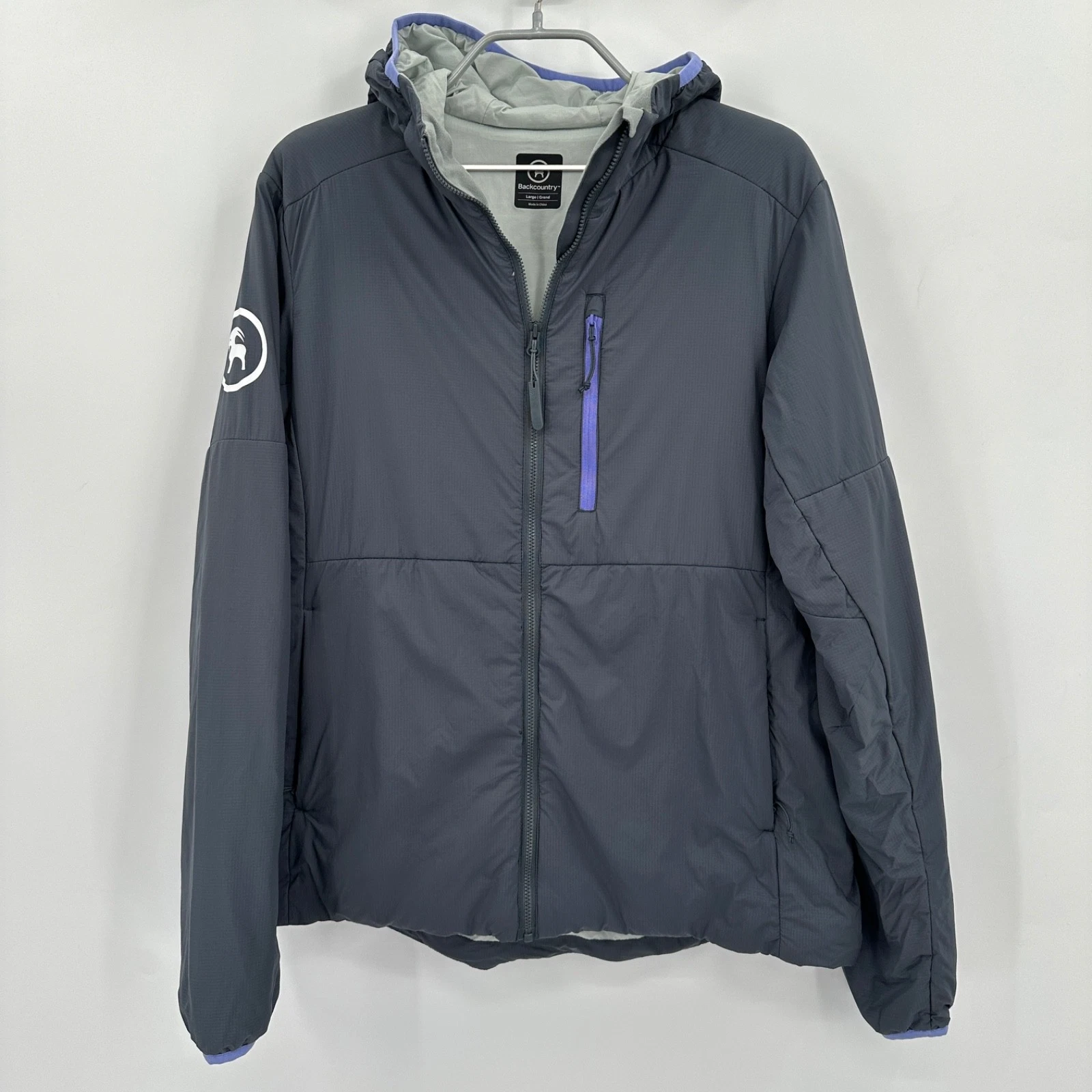 Backcountry Wolverine Cirque 2.0 Hooded Full Zip Jacket Insulated sz L Women's