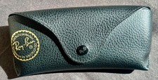 Empty Preowned Ray Ban Eye Sunglasses Case Only Black Hold Snap Closure VGUC