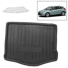 Car Rear Trunk Mats Liner Cargo Floor Tray Fit Ford Focus Hatchback 2012-2017 Car Rear Trunk Mats Liner Cargo Floor Tray Fit Ford Focus Hatchback 2012-2017