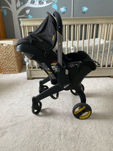 doona infant car seat stroller with base nitro black