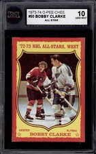 1973-74 OPC #50 BOBBY CLARKE ALL STAR KSA 10 GEM MINT