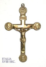Crocefisso antico XVIII Italia