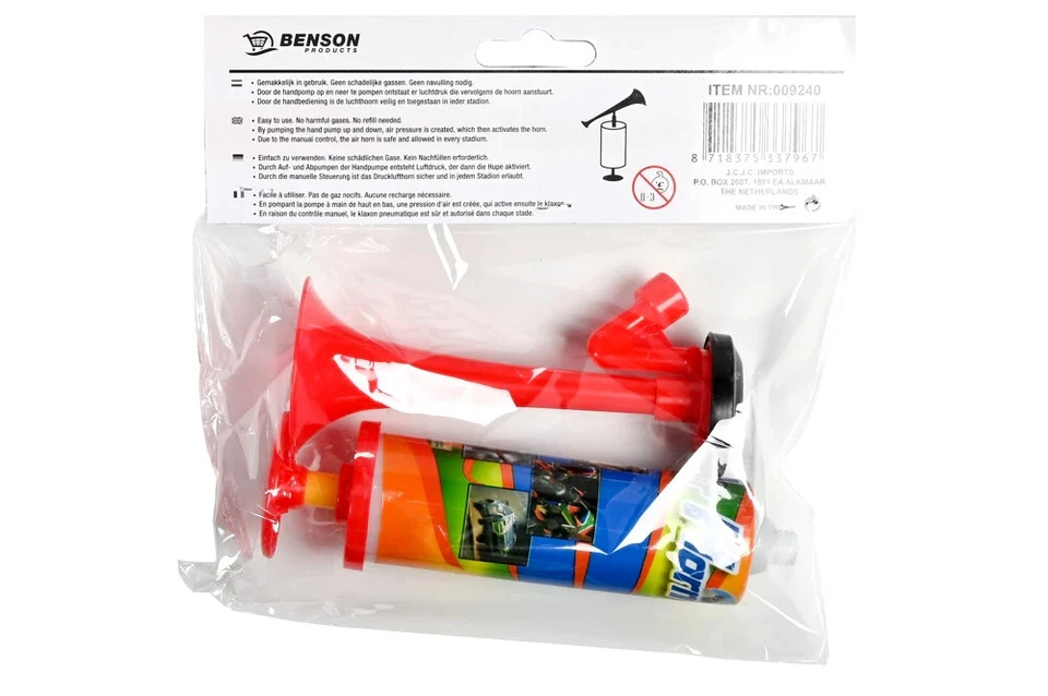 Air Horn Gashorn Signalhorn Fanfare Druckluftfanfare Gashupe Tröte Hupe Stadion - Bild 3 von 3