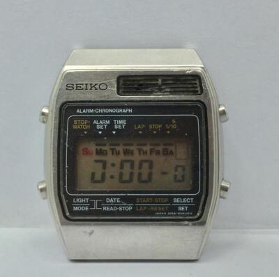 Seiko A158-5060 Alarm Chronograph Digital Vintage Men's Watch
