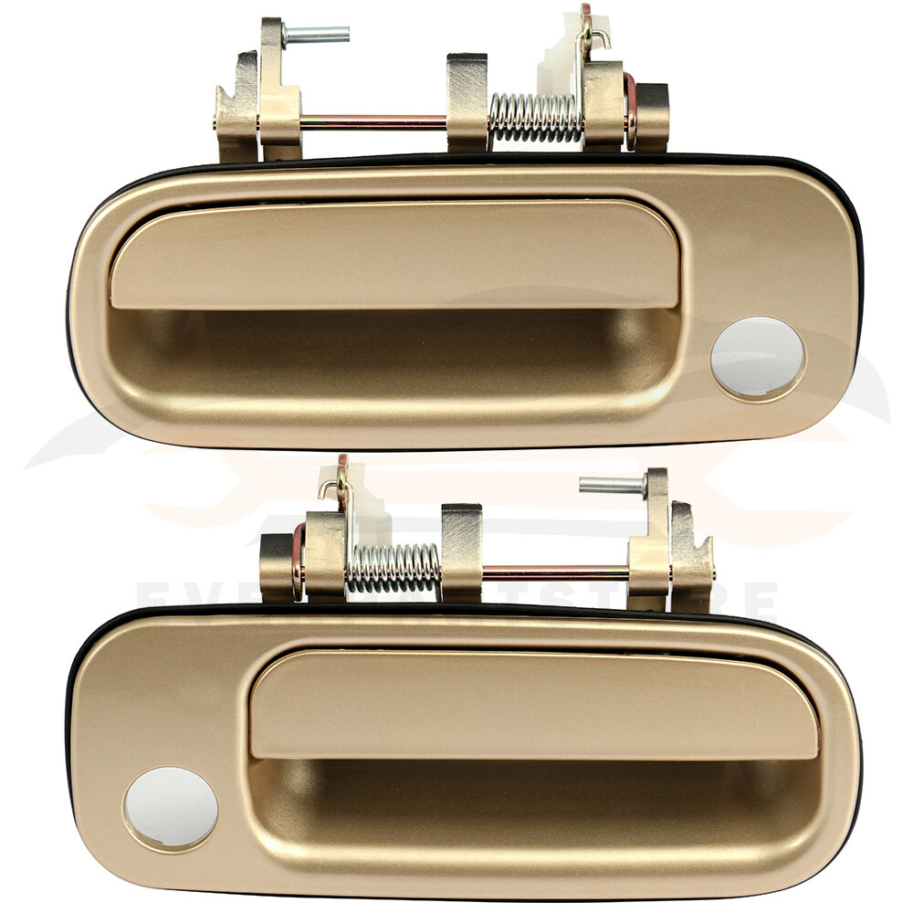 2 Pcs Gold Exterior Door Handles For 19921996 Toyota Camry Fits Left