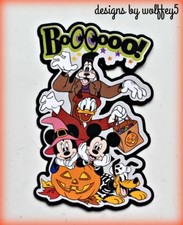 DISNEY TITLE premade paper piecing scrapbook diecut piece album 3D art WOLFFEY5