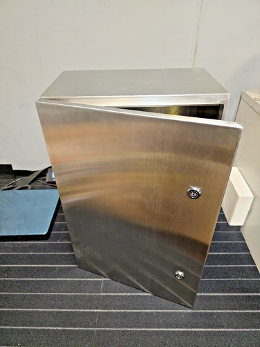 Stainless Steel Enclosure 24 in X 16 in X 10 in Nema 4 - Picture 3 of 14