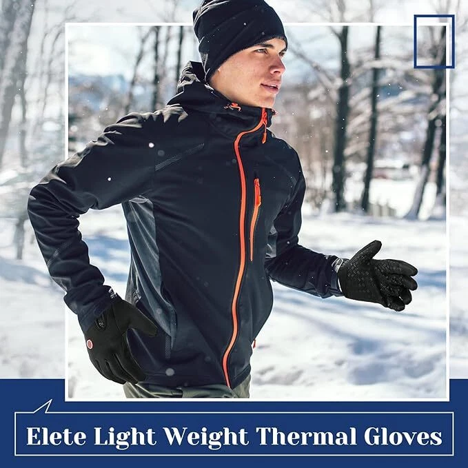 Thermal Windproof Waterproof Winter Gloves Touch Screen Warm Mittens Men Women - Image 3 of 4