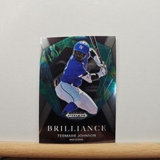2022 Prizm Draft Picks Baseball Termarr Johnson base Brilliance card # BR-TJ