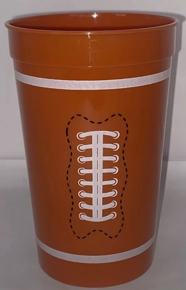Football Plastic Cups, Super Bowl, Disposable Party Supplies, 140 Pieces, 16 oz. - Image 2 of 4