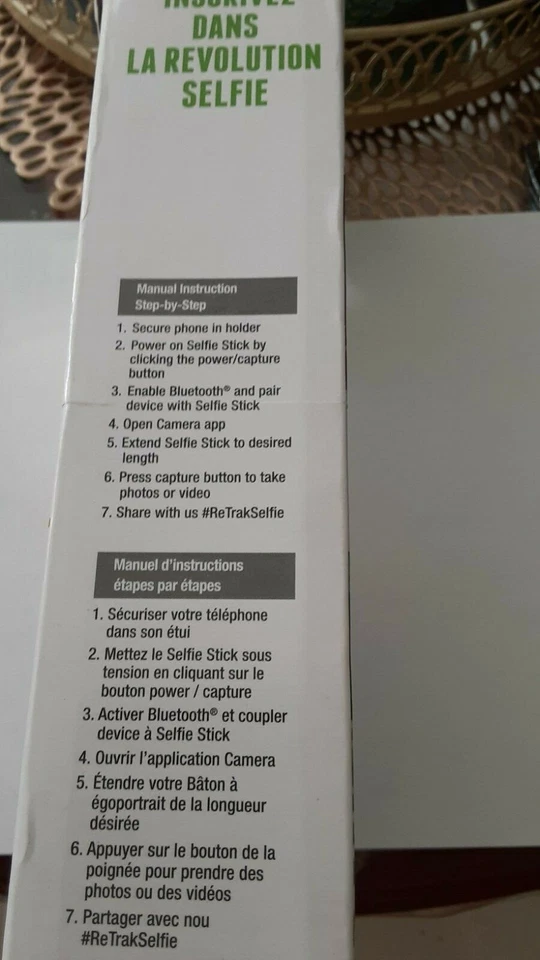 ReTrak Wireless Bluetooth Extendable Selfie Stick Cellphone Camera Black  - Image 3 of 4