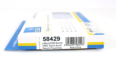 ESU LokSound 58429 V5 BLANK 21 Pin DCC Sound Decoder HO Scale NIB